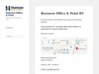 Thuiskantoor Hoenson - kantoorartikelen