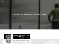 Screenshot van metric-ib.nl