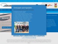 Screenshot van wisselinkcaravans.nl