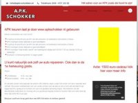 Screenshot van apkschokker.nl