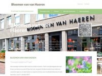 Screenshot van bloemenvanvanhaeren.nl