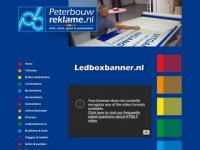 Screenshot van peterbouwreklame.nl
