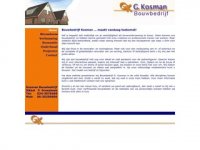 Screenshot van kosman-bouwbedrijf.nl