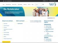 Screenshot van gezondheidscentrumnotekraker.nl