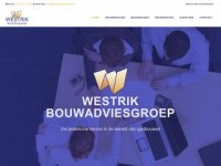 Screenshot van westrikbouwadvies.nl