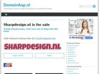 Screenshot van sharpdesign.nl
