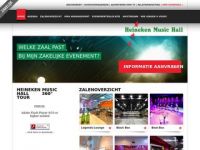 Screenshot van heineken-music-hall.nl/zakelijk