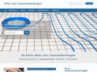 Screenshot van allevloerverwarmingen.nl