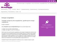 Screenshot van allevergelijksites.nl/energie-vergelijken