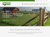 Screenshot van arfman.nl