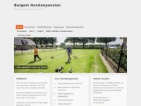 Screenshot van burgershondenpension.nl