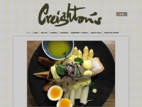 Screenshot van creightonsrestaurant.nl